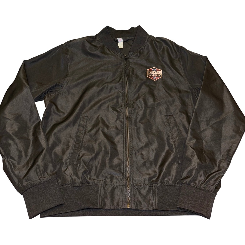 Chicago Illinois | Lightweight Bomber Jacket | Size S | Full Zip | Brand New